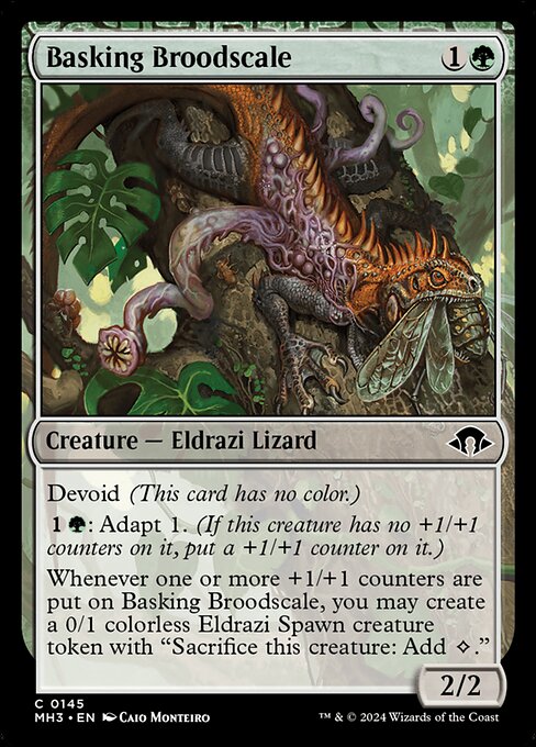 Basking Broodscale — MH3 #145 normal Magic card