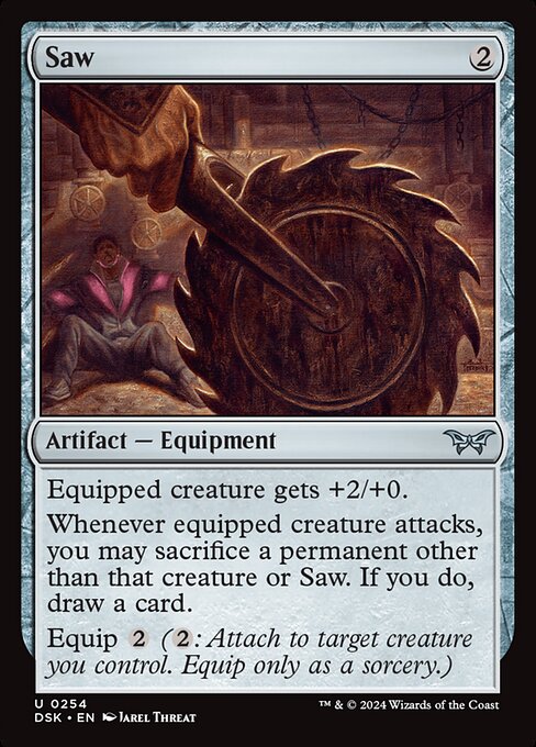 Saw — DSK #254 normal Magic card