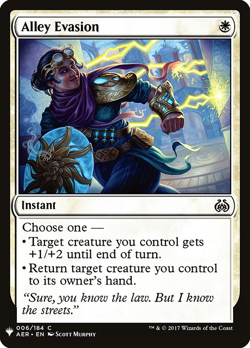 Alley Evasion — PLST #AER-6 normal Magic card