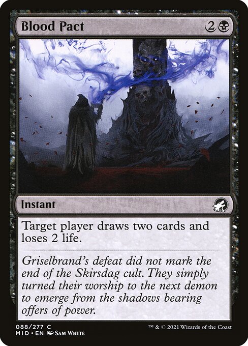 Blood Pact — MID #88 normal Magic card