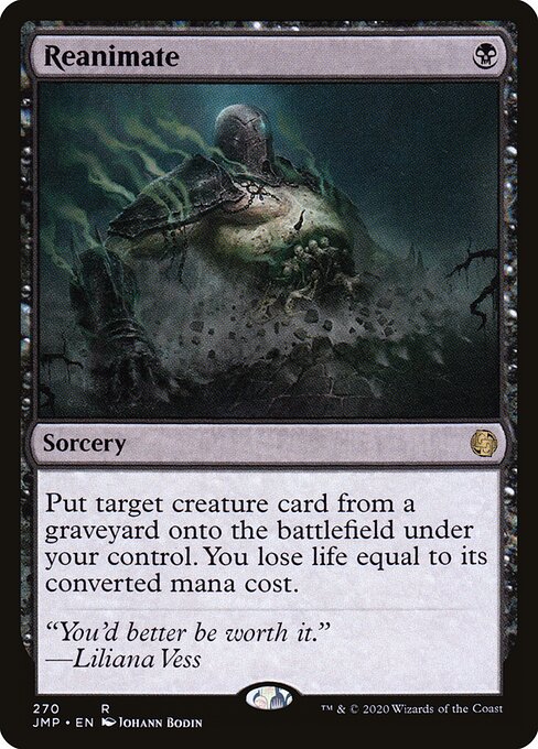 Reanimate — JMP #270 normal Magic card
