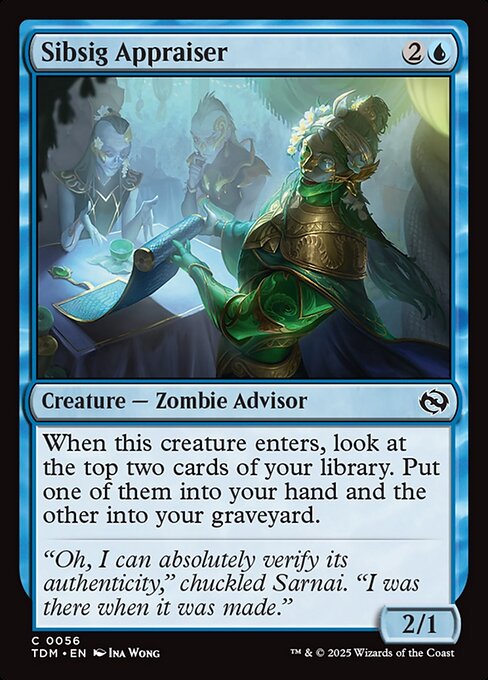 Sibsig Appraiser — TDM #56 normal Magic card