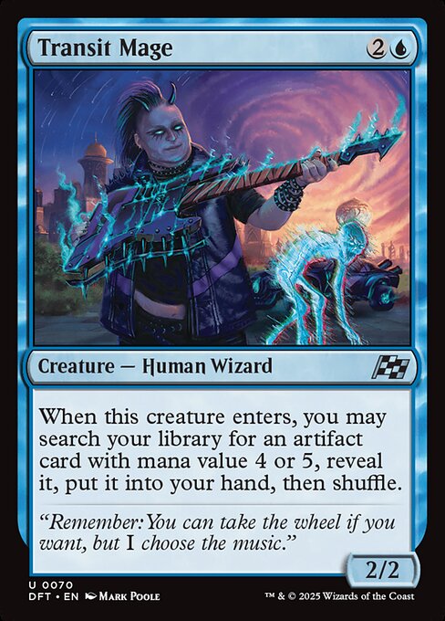 Transit Mage — DFT #70 normal Magic card