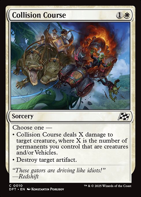 Collision Course — DFT #10 normal Magic card