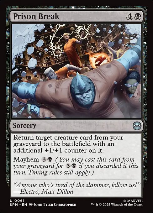 Prison Break — SPM #61 normal Magic card