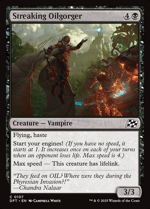Streaking Oilgorger — DFT #107 normal Magic card
