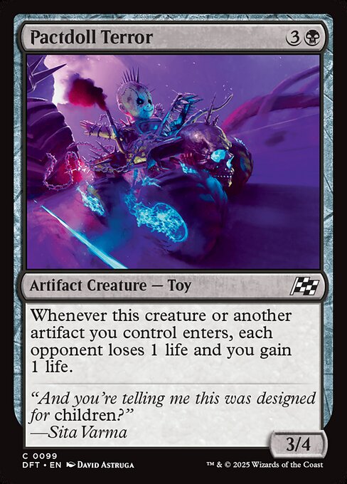 Pactdoll Terror — DFT #99 normal Magic card