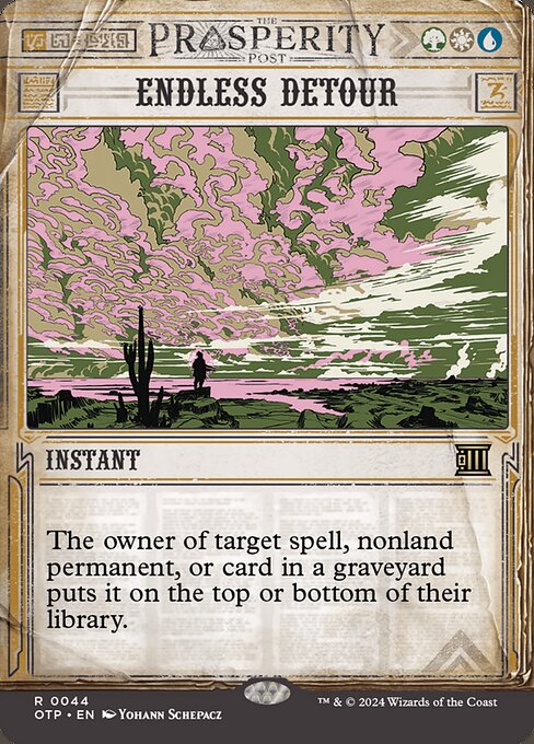 Endless Detour — OTP #44 normal Magic card