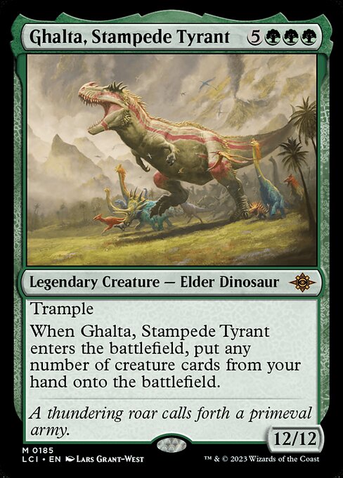 Ghalta, Stampede Tyrant — LCI #185 normal Magic card
