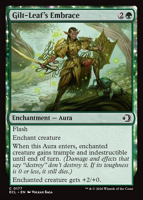 Gilt-Leaf's Embrace — ECL #177 normal Magic card