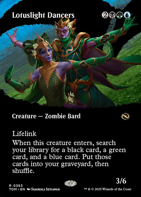 Lotuslight Dancers — TDM #363 normal Magic card