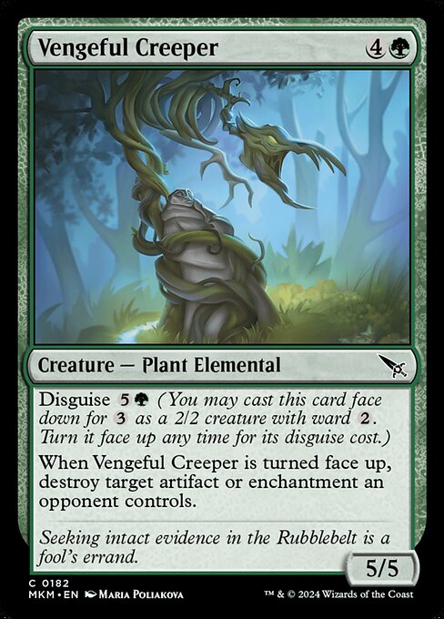 Vengeful Creeper — MKM #182 normal Magic card