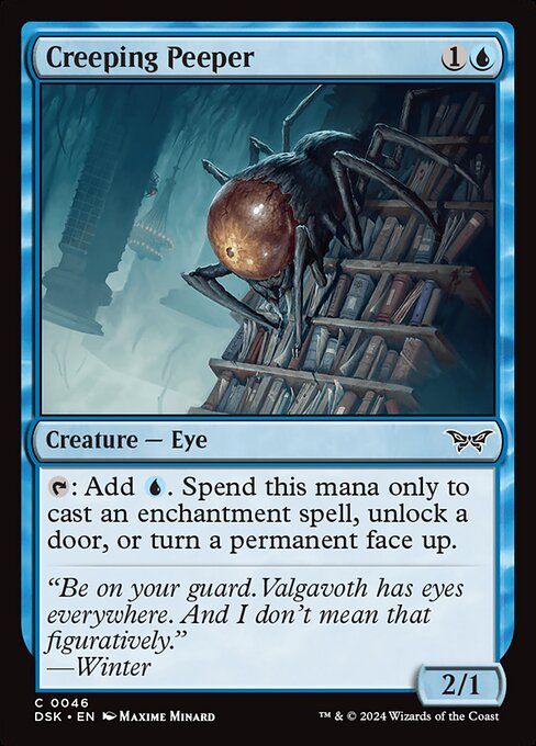 Creeping Peeper — DSK #46 normal Magic card