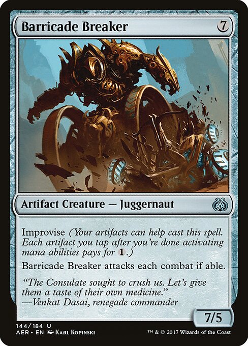 Barricade Breaker — AER #144 normal Magic card