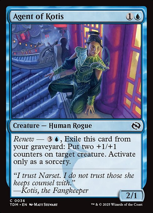Agent of Kotis — TDM #36 normal Magic card