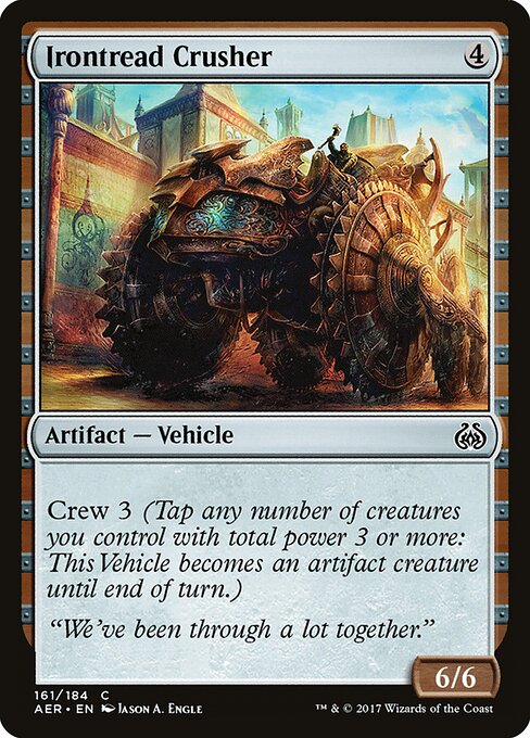 Irontread Crusher — AER #161 normal Magic card