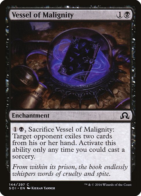 Vessel of Malignity — SOI #144 normal Magic card