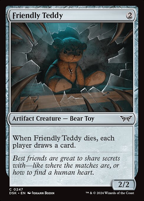 Friendly Teddy — DSK #247 normal Magic card