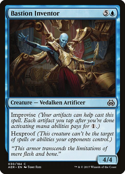 Bastion Inventor — AER #30 normal Magic card
