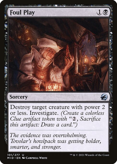 Foul Play — MID #101 normal Magic card