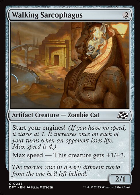 Walking Sarcophagus — DFT #246 normal Magic card