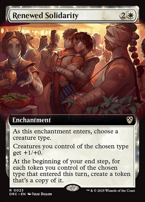 Renewed Solidarity — DRC #23 normal Magic card