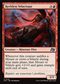 Reckless Velocitaur — DFT #144 normal Magic card