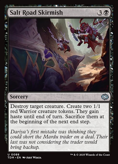 Salt Road Skirmish — TDM #88 normal Magic card