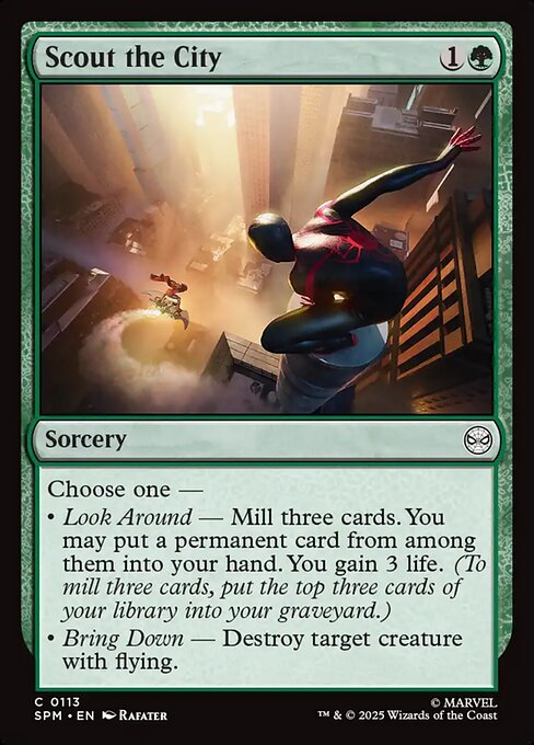 Scout the City — SPM #113 normal Magic card