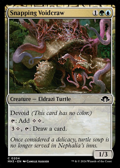Snapping Voidcraw — MH3 #204 normal Magic card