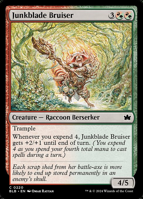 Junkblade Bruiser — BLB #220 normal Magic card