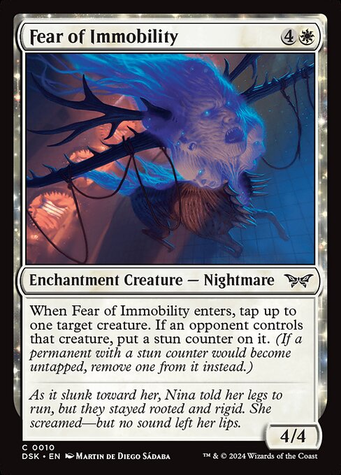 Fear of Immobility — DSK #10 normal Magic card