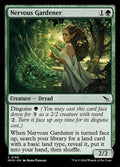 Nervous Gardener — MKM #169 normal Magic card