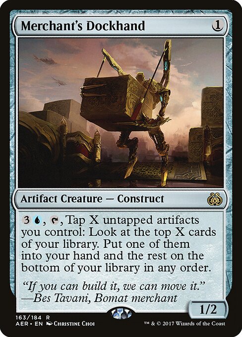Merchant's Dockhand — AER #163 normal Magic card