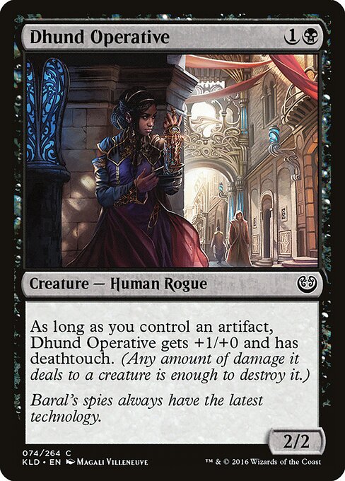 Dhund Operative — KLD #74 normal Magic card