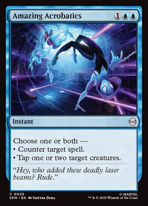 Amazing Acrobatics — SPM #25 normal Magic card