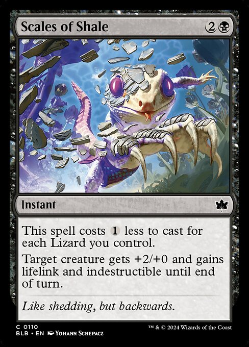 Scales of Shale — BLB #110 normal Magic card