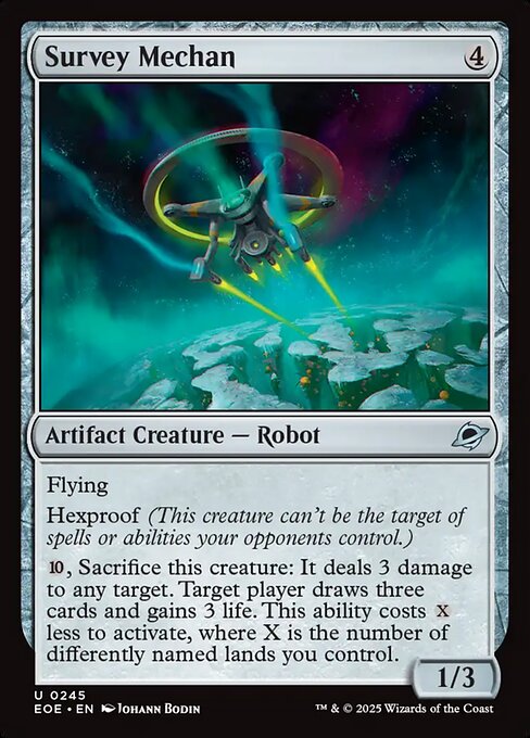 Survey Mechan — EOE #245 normal Magic card