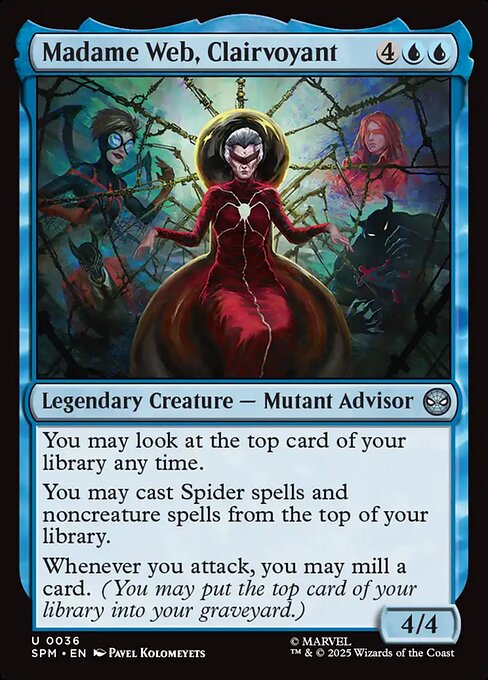 Madame Web, Clairvoyant — SPM #36 normal Magic card
