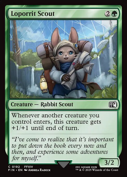 Loporrit Scout — FIN #192 normal Magic card