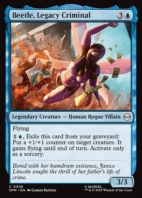 Beetle, Legacy Criminal — SPM #26 normal Magic card