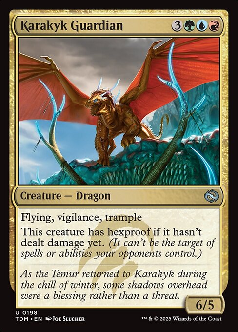Karakyk Guardian — TDM #198 normal Magic card