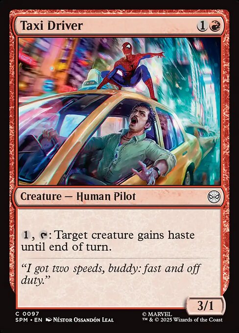 Taxi Driver — SPM #97 normal Magic card