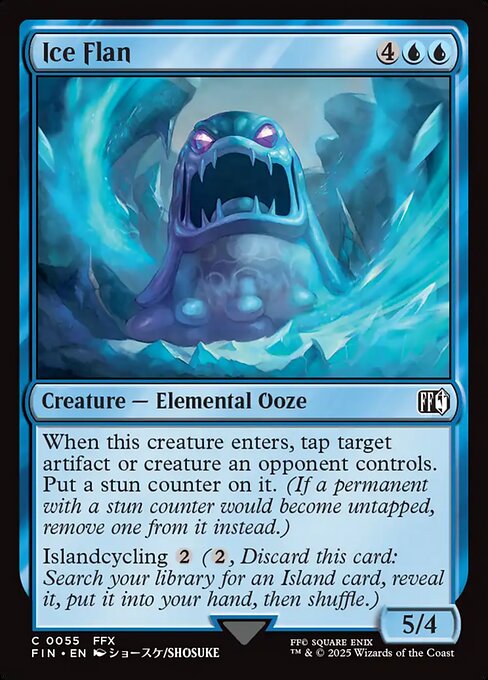 Ice Flan — FIN #55 normal Magic card
