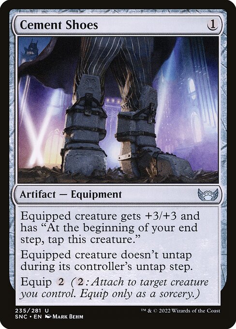 Cement Shoes — SNC #235 normal Magic card