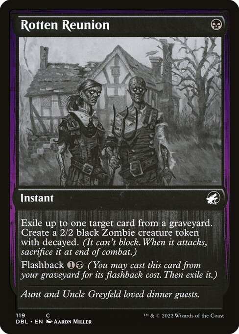 Rotten Reunion — DBL #119 normal Magic card