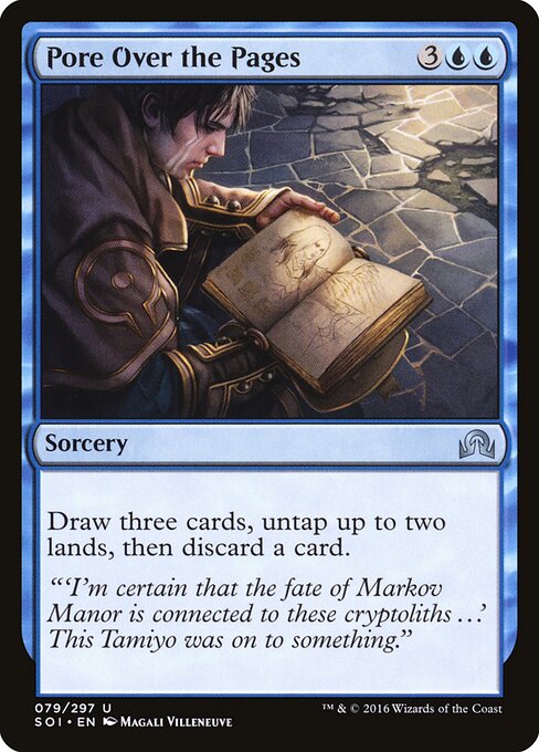 Pore Over the Pages — SOI #79 normal Magic card
