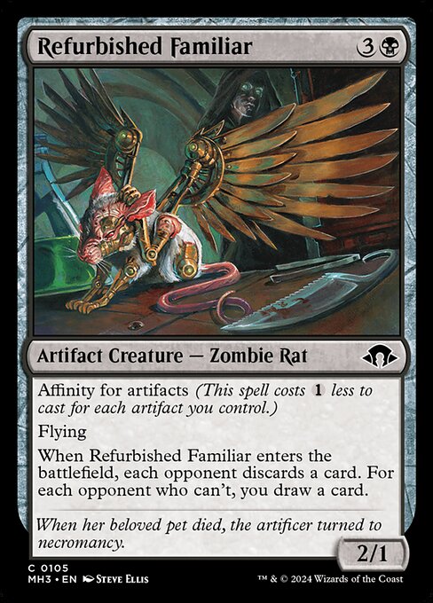 Refurbished Familiar — MH3 #105 normal Magic card