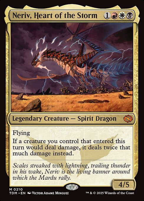 Neriv, Heart of the Storm — TDM #210 normal Magic card