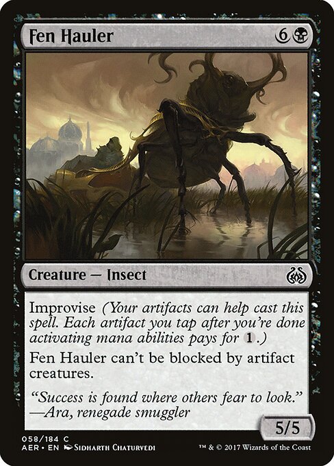 Fen Hauler — AER #58 normal Magic card